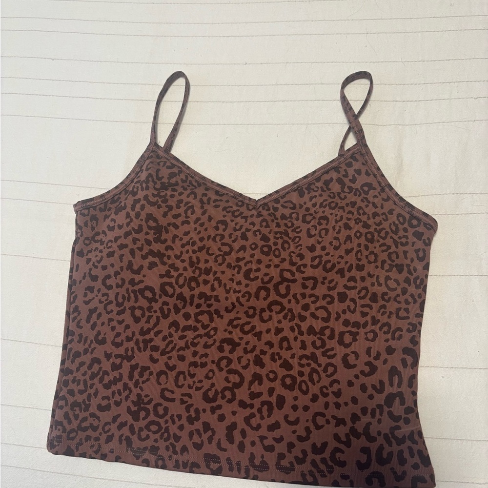 GAP Brown Leopard Print Camisole